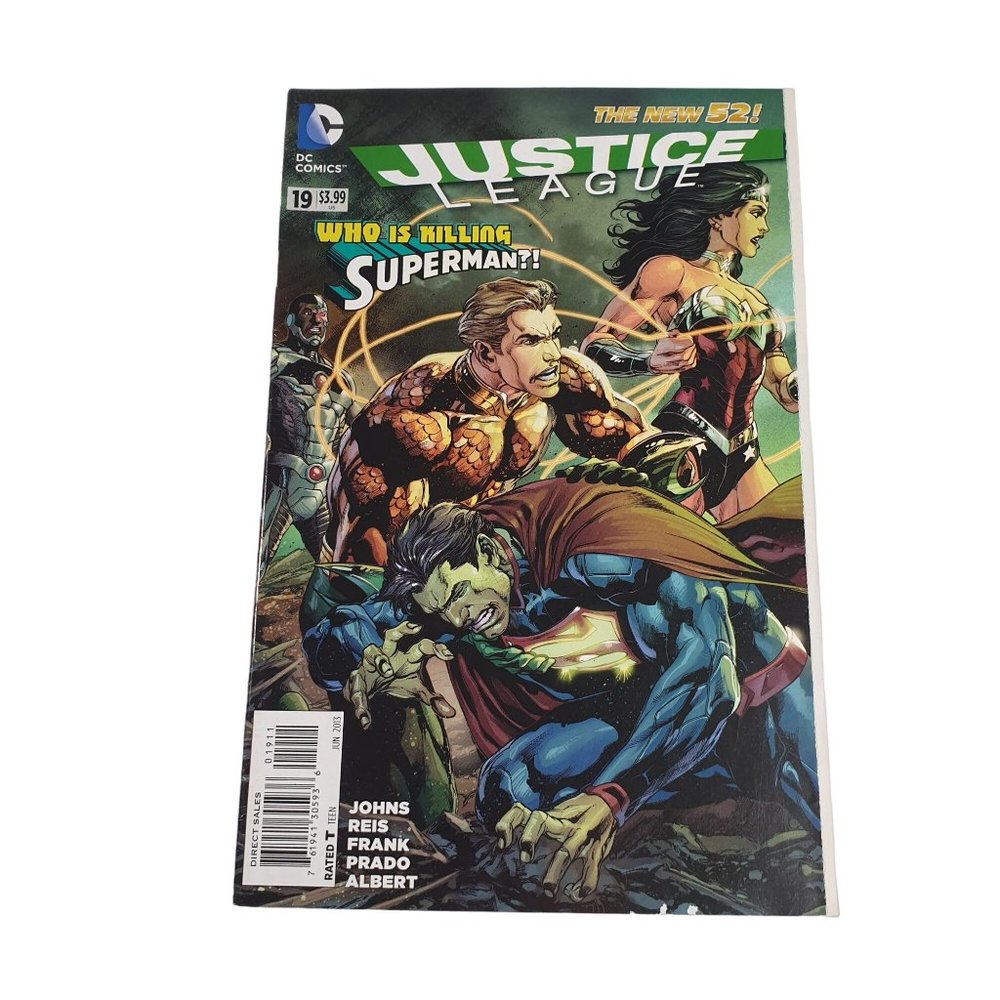 Justice League 19 DC Comic Book Collector June 2013 Superman Bagged Boarded